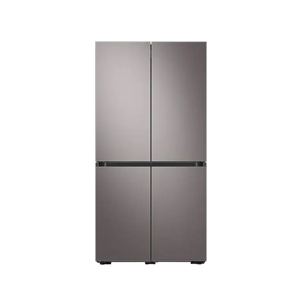 비스포크 양문형 냉장고 4도어 875L 브라우니시실버